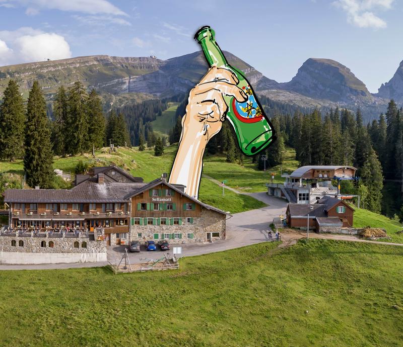 «Astoose» auf der Alp Sellamatt