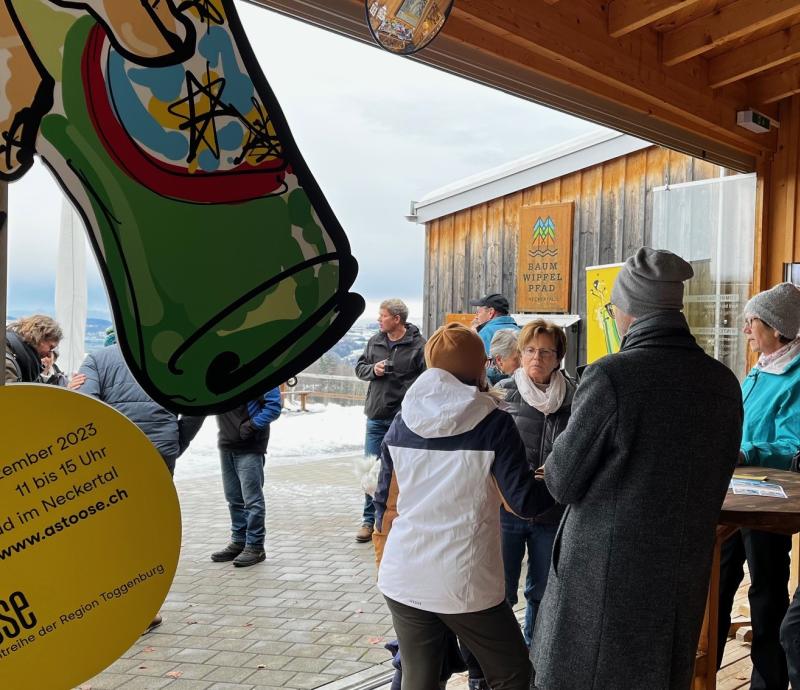 «Astoose» beim Baumwipfelpfad in Mogelsberg 