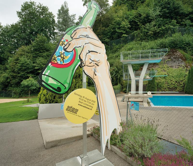 «Astoose» in der Badi Lichtensteig