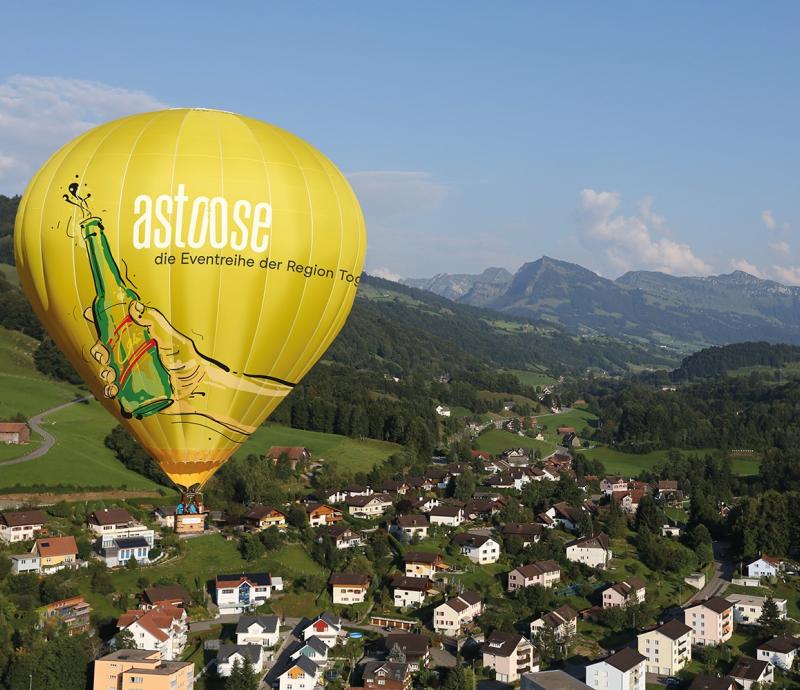 «Astoose» und abheben an den Ballontagen Toggenburg