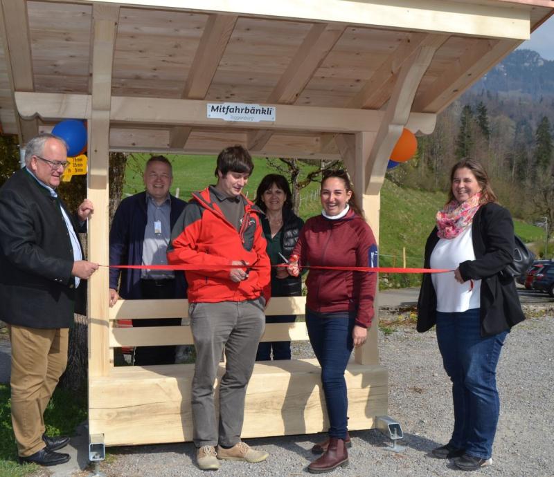 Eröffnung Mitfahrbänkli