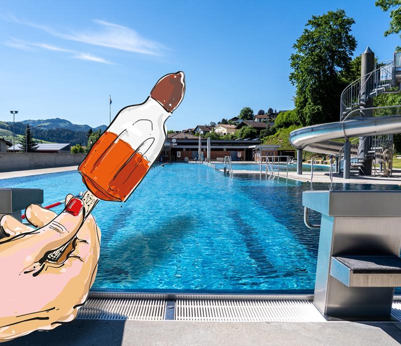 «Astoose» in der Badi Ebnat-Kappel