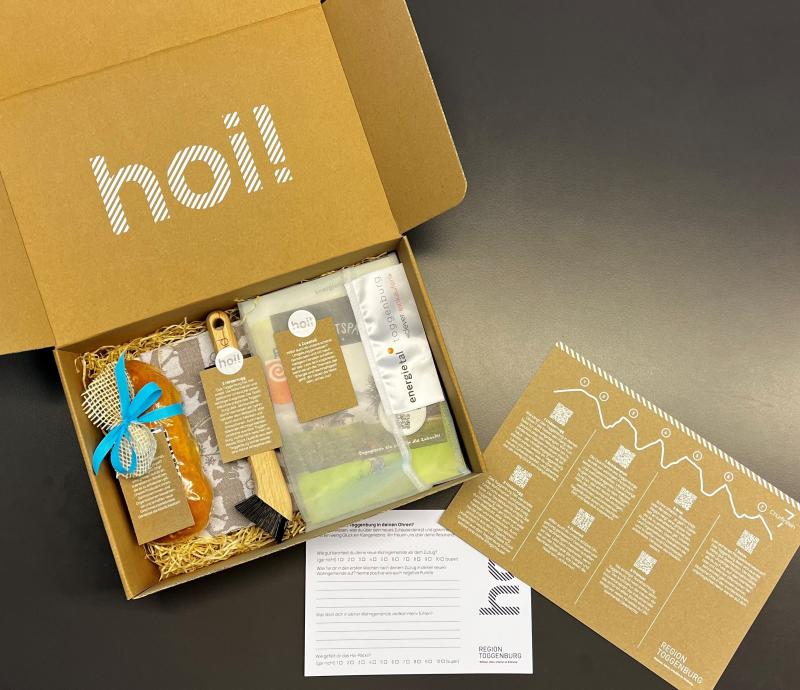 Lancierte Hoi-Päckli erfreuen Neuzuzüger