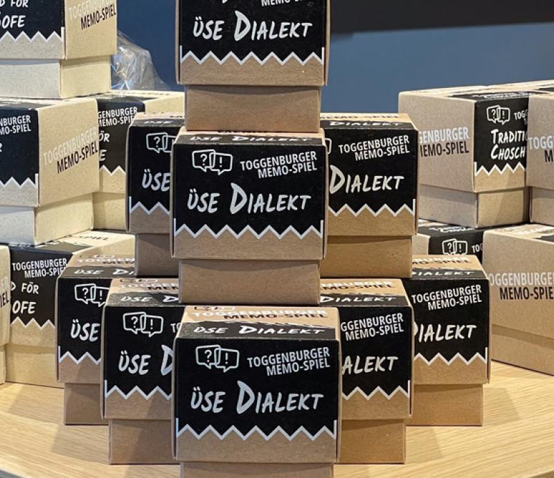 Memo-Spiel zum Toggenburger Dialekt