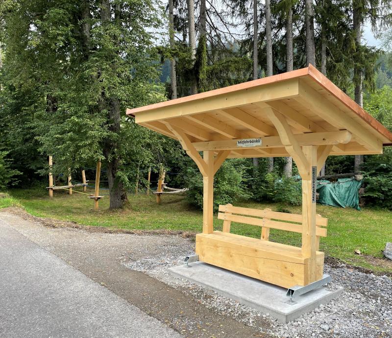 Mitfahrbänkli im Toggenburg