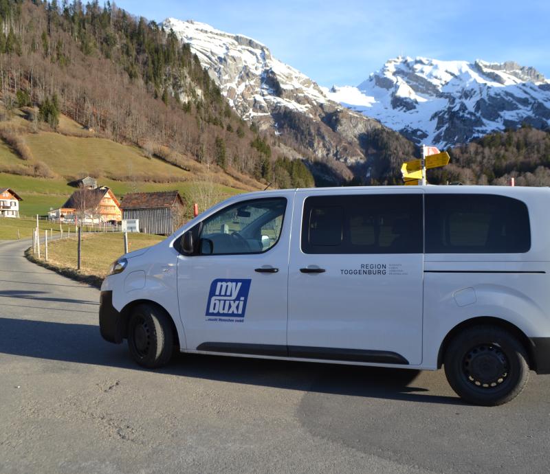 Mybuxi-Aktion «sieben Churfirsten – sieben Freifahrten»