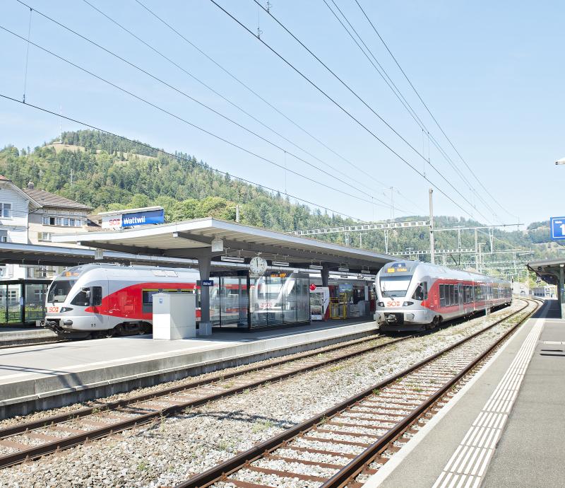 Wie stark werden die Bahnhöfe im Toggenburg genutzt?